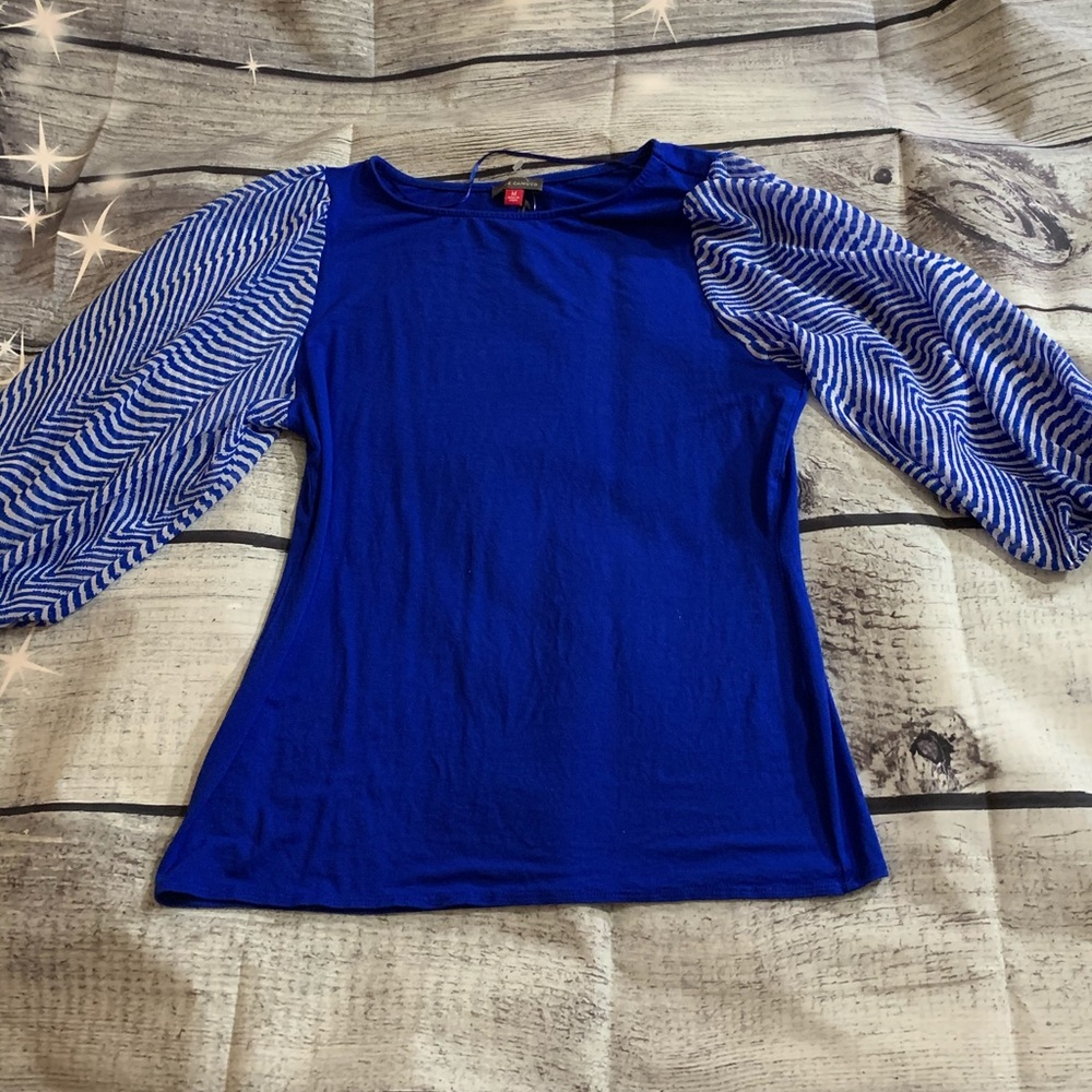 VINCE CAMUTO Puffer Sleeve Top
